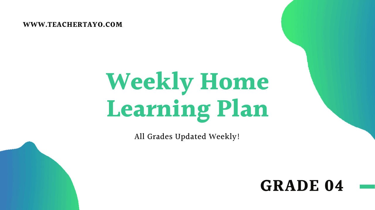 Grade 4 Weekly Home Learning Plan Whlp Quarter 2 Week 3 Deped Click Hot Sex Picture 7393