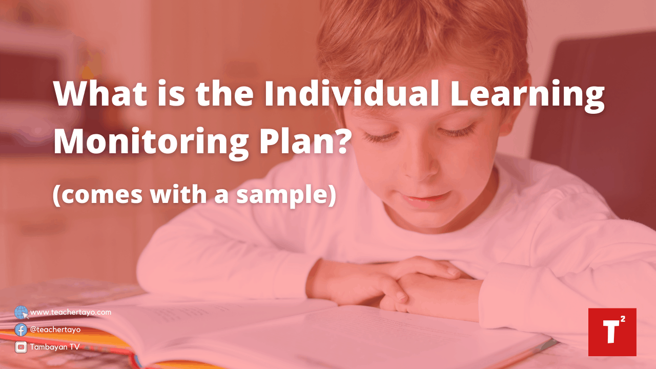 What Is The Individual Learning Monitoring Plan With A Sample 