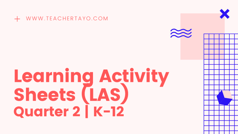 learning activity sheets