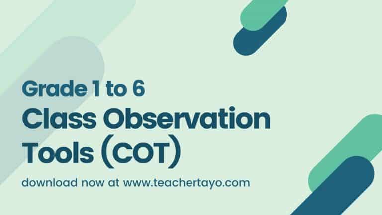 Class Observation Tools