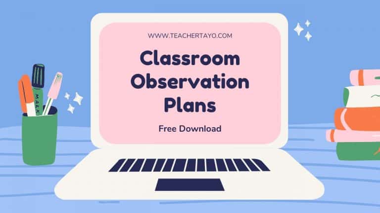 Classroom Observation Tools
