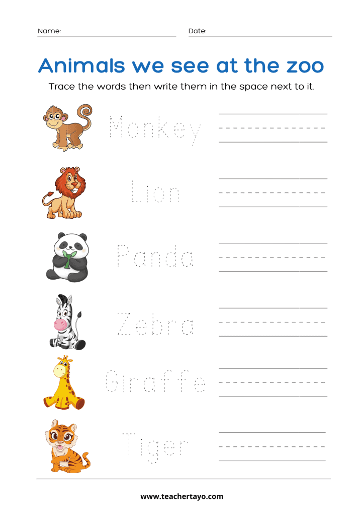 Objects in School Foundational Worksheet Free Download - Teacher Tayo