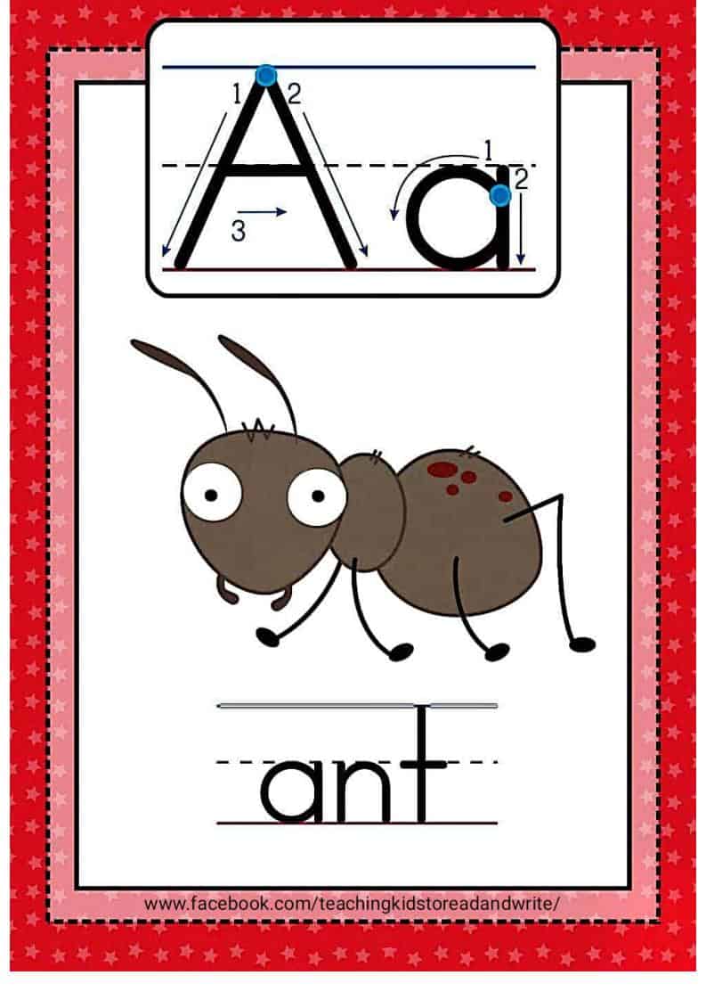 A Z Alphabet Flashcards With Images Teacher Tayo