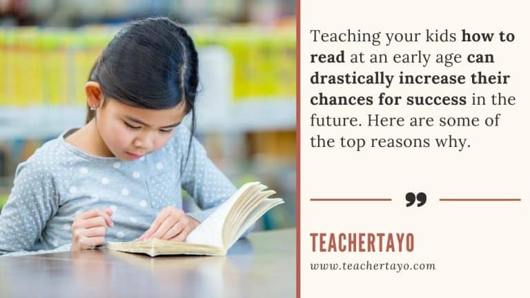 Why should you teach your kids how to read at an early age